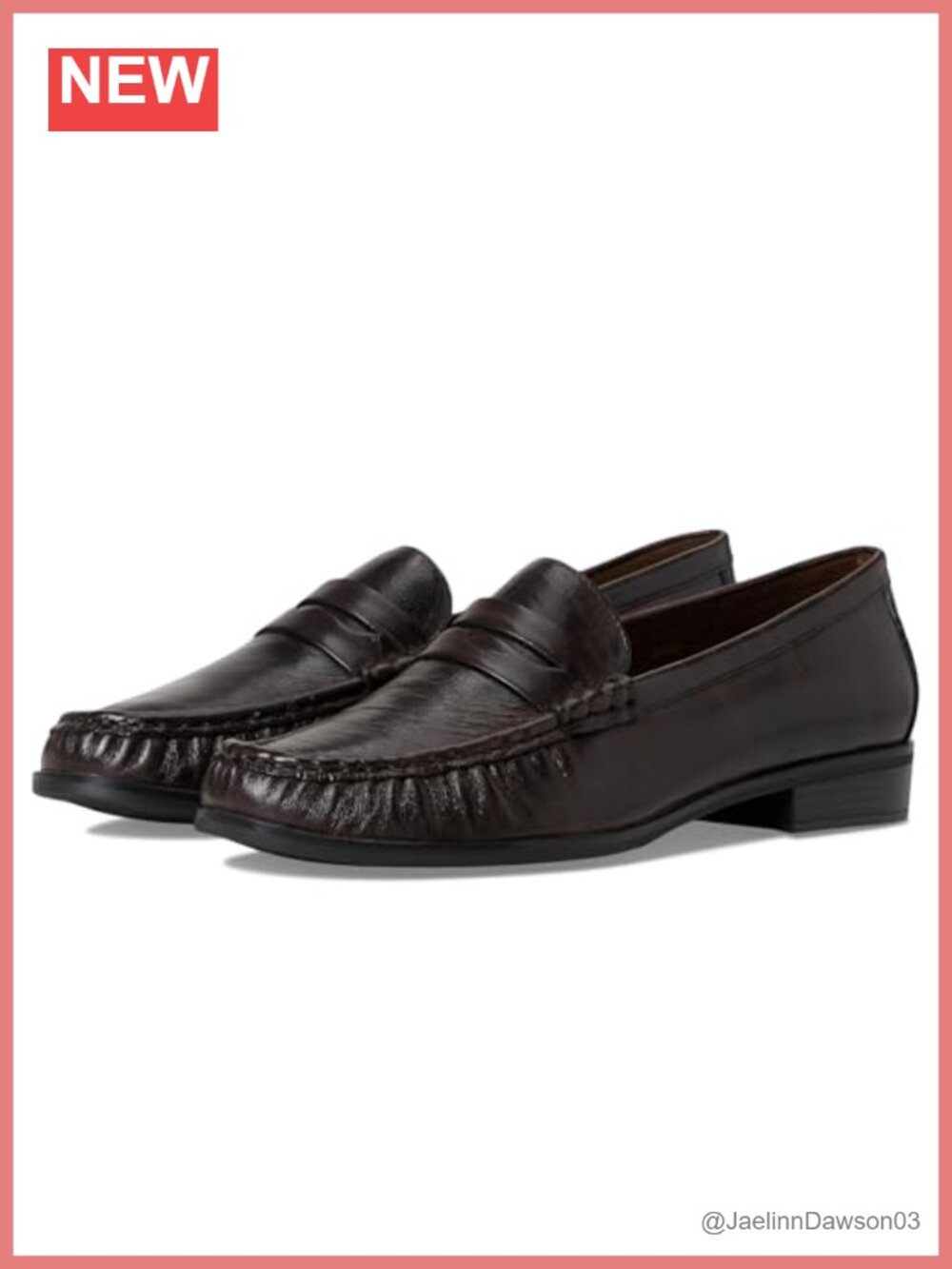 VANELi Kelley Women's Leather Loafers Slip-On Moc Toe Low-Top Shoes